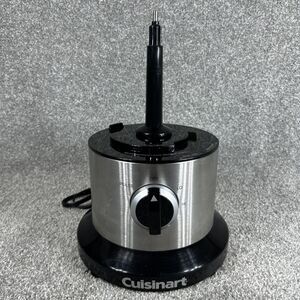 Cuisinart Food Processor DLC-6 Base Motor Unit Only Silver Black Works Great